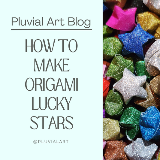 How to make origami lucky stars
